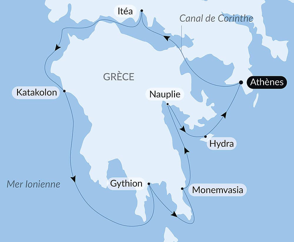 Paysages et sites emblématiques du Péloponnèse  null