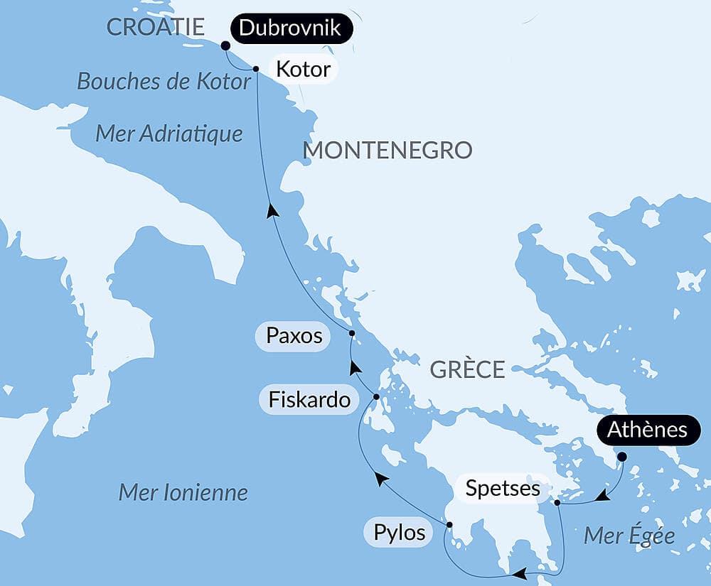 Le Ponant d’île en île, d’Athènes à Dubrovnik null