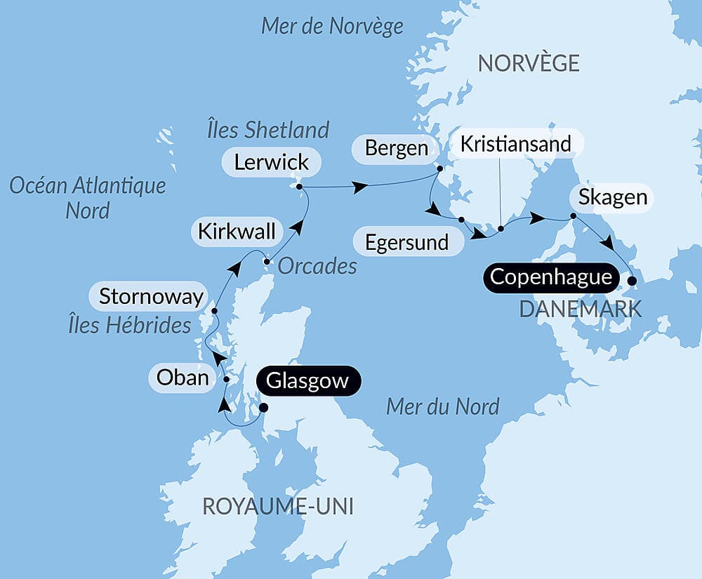 Terres légendaires et cités du Nord