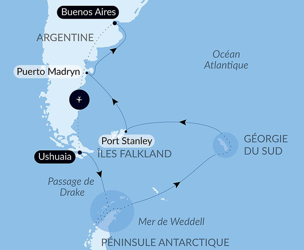 Voyage en terres australes et péninsule Valdés