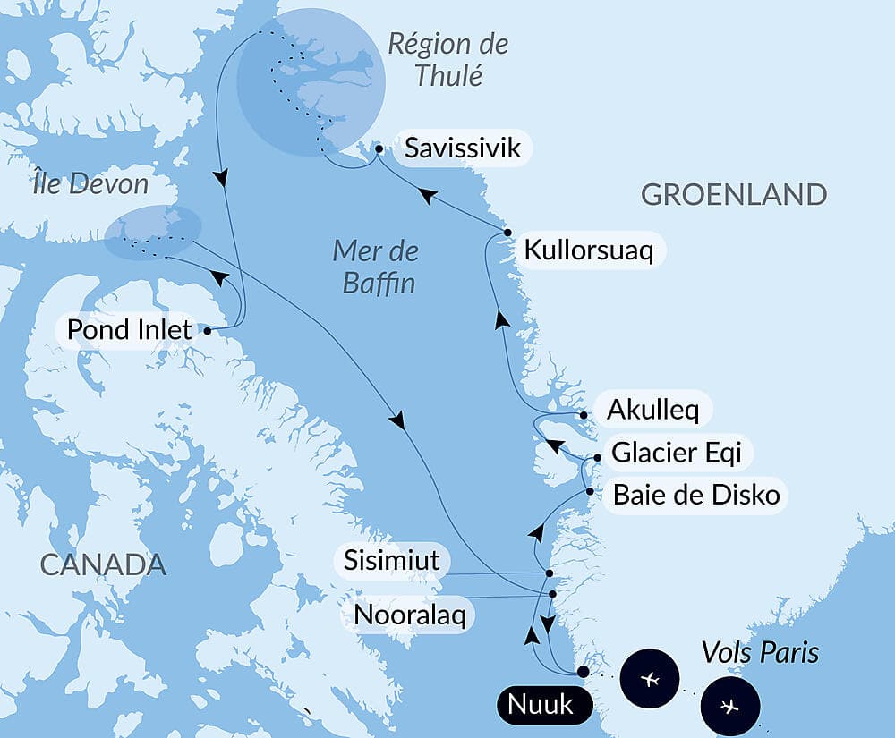 Cap sur la région de Thulé