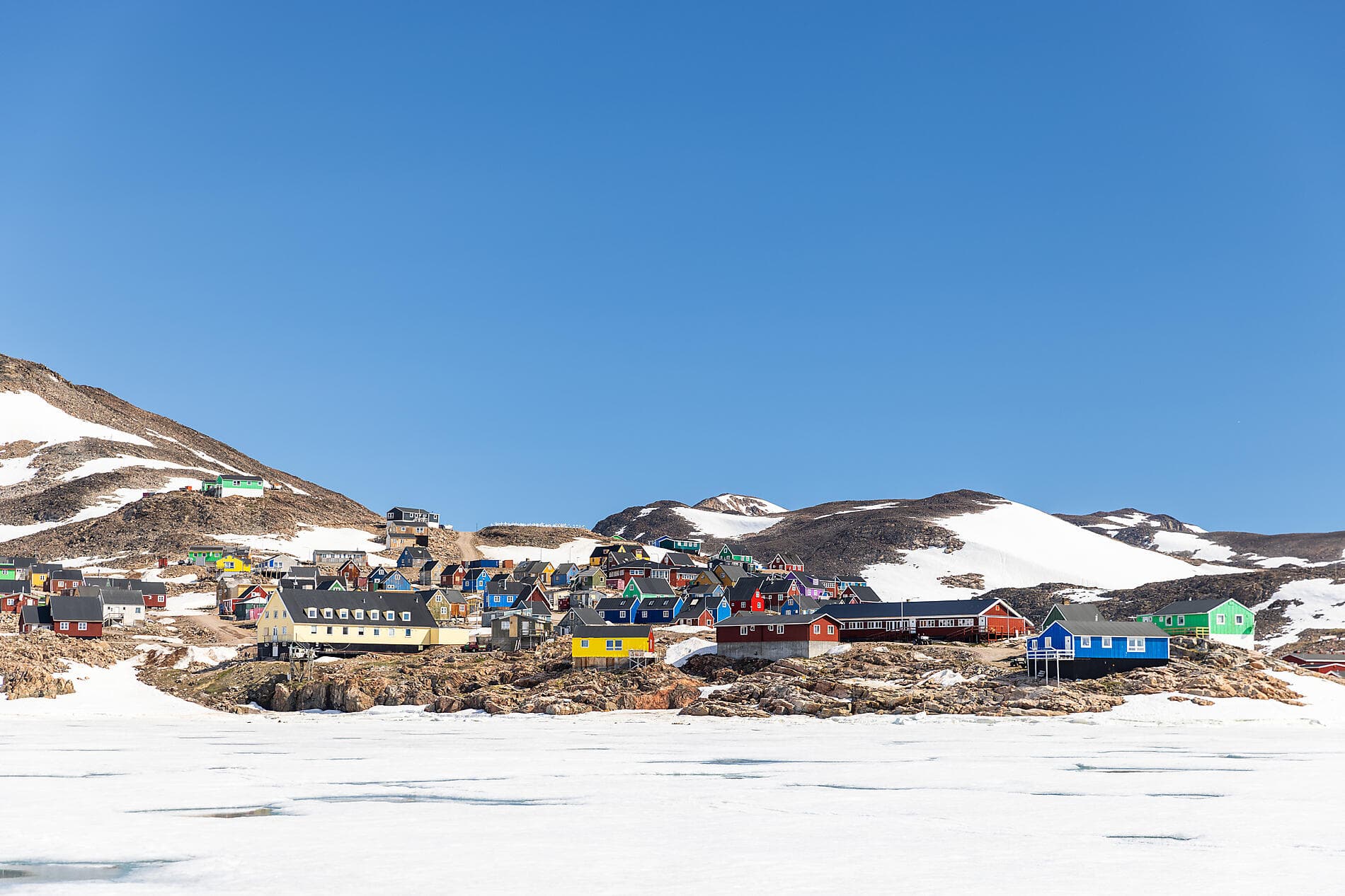 Banquise inexplorée du nord-est du Groenland 